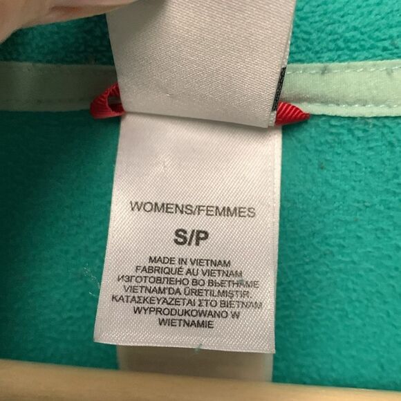The North Face Jade Green Quarter Zip Lightweight Fleece Pullover Size Small - Picture 5 of 12